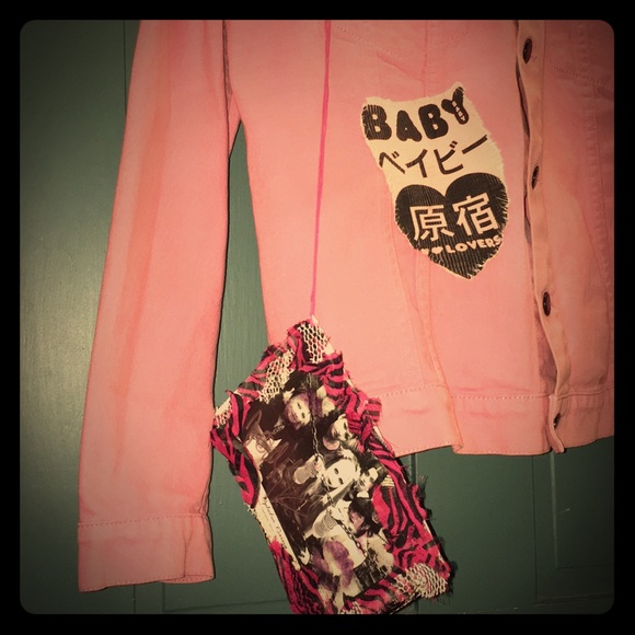 Lexa Vonn x Harajuku x Iceberg custom pink Jacket - Picture 8 of 8